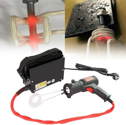 Induction Heating Bolt Remover Tool, 1500W Flameless High Intensity Hand Held Magnetic Heater for Car Truck - Electromagnetic Induction Heater