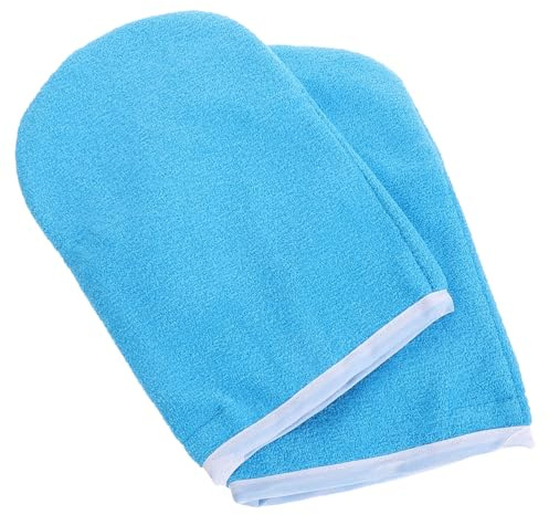 DECORNIJIA Paraffinwachshandschuhe aus Polyester für Wärmetherapie und Spa Behandlung Leicht und Angenehm Sitzend für Handpflege und Professionelle Anwendung