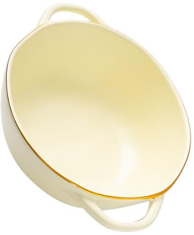 Homoyoyo Cuenco de Cerámica Doble Asa para Horno y Servir Ensaladera y Plato para Sopa Resistente Altas Temperaturas Apto para Microondas y Lavavajillas para Cocina y Mesa Familiar