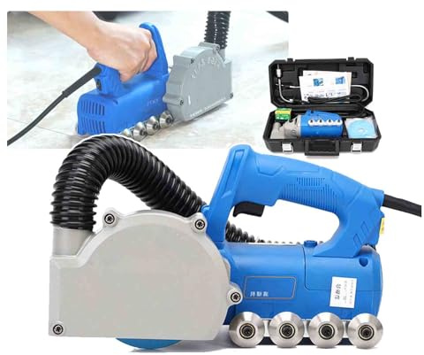 Nettoyeur de joints de carrelage 800 W/1200 W, machine électrique de nettoyage de joints de carrelage, aspiration automatique, 9000 tr/min, avec couvercle de protection transparent et poulie d'assis