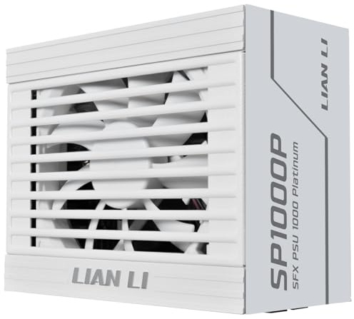 Lian Li SP Series Platinum 80 PLUS Platinum Netzteil, SFX, vollmodular, PCIe 5.1, ATX 3.1 - 1.000 Watt, wei?