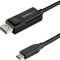 StarTech.com 1m USB-C auf DisplayPort 1.4 Kabel 8K 60Hz/4K - Bidirektionales DP auf USB-C oder USB-C auf DP Alt Mode Videoadapter/Kabel - HBR3/HDR/DSC - USB-C/Thunderbolt 3 kompatibel (CDP2DP141MBD)