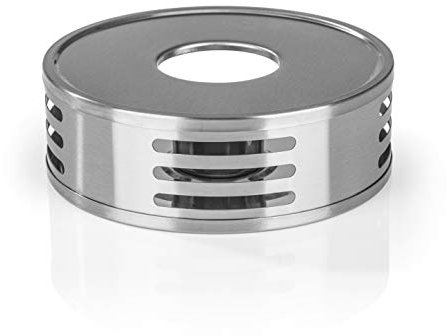 BEEM Réchaud en Acier Inoxydable pour Bougies Chauffe-Plat, 04954, argenté
