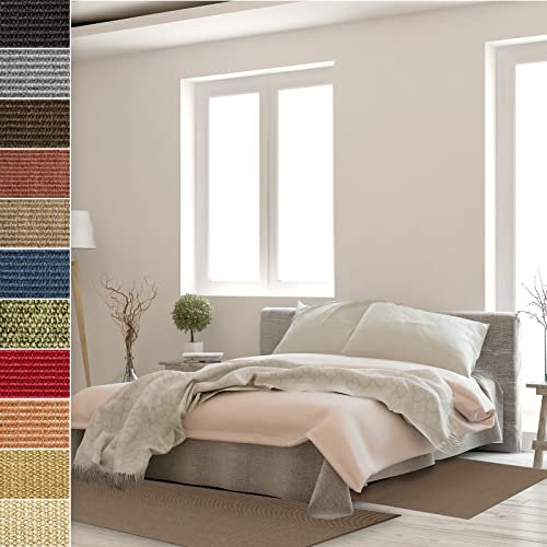 Floordirekt Sisal-Bettumrandung Sylt - Bettvorleger Teppichläufer - 3-teiliges Läufer-Set in 3 Größen (B: 67 cm | L: 1 x 330 cm + 2 x 130 cm, Kork)