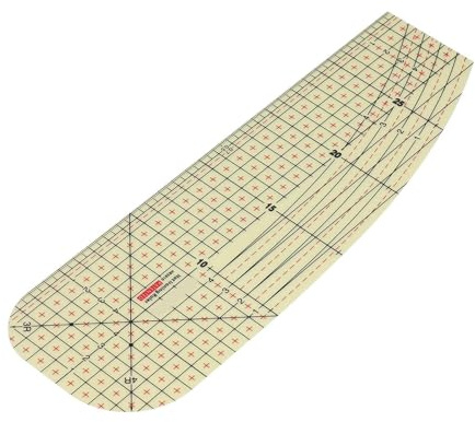 Hot Hem Ruler for Sewing, Non-Slip Seam Guide Ruler, 160 ℃ Heat Temperature Resistant Hot Ironing Measuring Ruler Sewing Measuring Quilting Tools for Electric Clothing Making