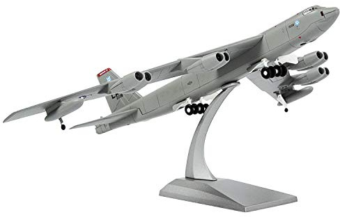HANGOU Militärische Modellflugzeug 1:144 B-52 Fighter Flugzeug Modelle Metallflugzeugmodell Druckgussflugzeugmodell zum Sammeln oder Verschenken