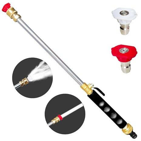 HUAREW Jet idrojet con ugello ad alta pressione, tubo dell'acqua ad alta pressione,spruzzatore ad alta pressione,idropulitrici ad alta pressione, lance Jet Spruzzatore per auto, giardino
