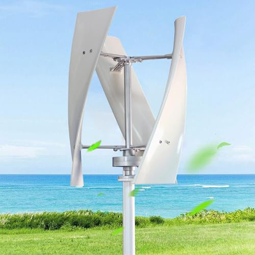 Kit generatore Eolico da 400 W - Sistema Eolico da 12 V/24 V con 3 Pale e regolatore MPPT - Ideale per Case, Barche, baite e terrazze - Soluzione per l'energia rinnovabile