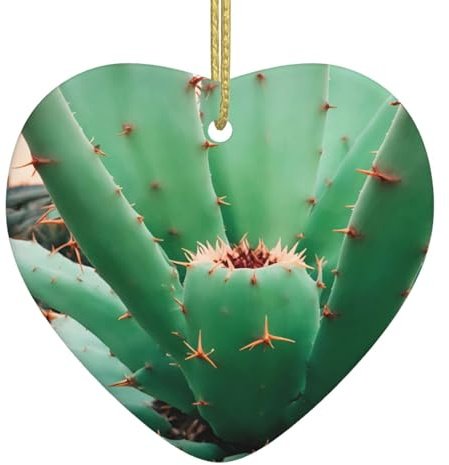 Christmas Tree Ceramic Hanging Love Ornament WHJSSF Agave Cactus Picture can add a Romantic Touch to Festivals or Parties