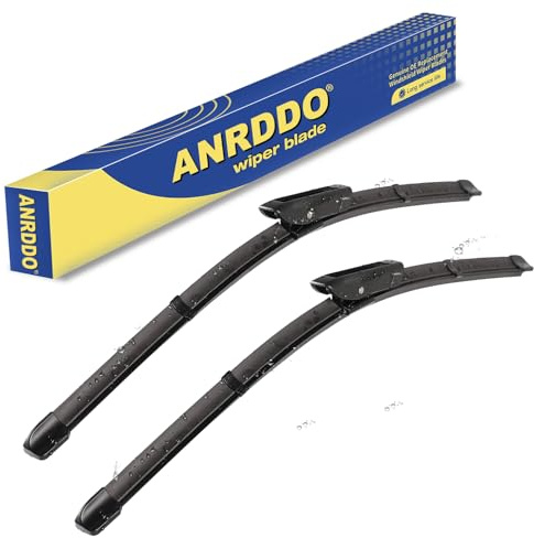 ANRDDO Wipers Replacement For MINI Cooper R55 R56 R57 2013-2015 Windshield Wiper Blades 19+18 (Set of 2) Not Fit J Hook