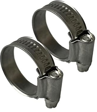 Stainless Steel British Type Hose Clamp 100-120mm x2