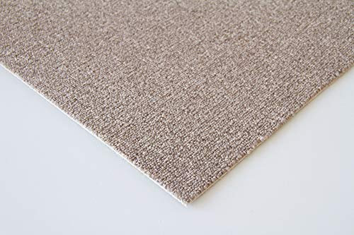 Steffensmeier Schlingen Teppichboden Mailand Meterware | Auslegware für Kinderzimmer Wohnzimmer Schlafzimmer | Braun, Größe: 500x100 cm