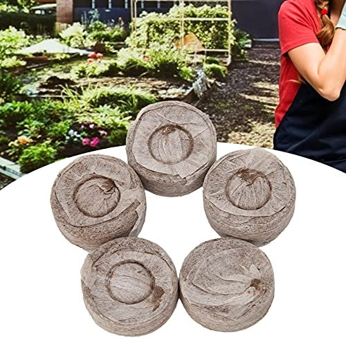 Estink Gartenboden, 20 Stück 30mm Baumschulboden Torf Startstopfen Gartenblumen Gemüse Pflanzzubehör