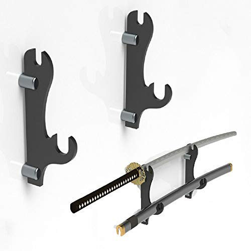 WANLIAN Katana Halterung Katana Ständer Schwertständer Wandhalterung Schwertständer Aus Acryl,Passend Für Schwerter Katana Schwert Halterung