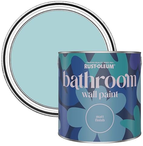 Rust-Oleum Blue Water-Resistant Bathroom Wall & Ceiling Paint - Little Cyclades 2.5L