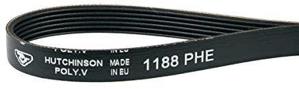 easyPART Kompatibel/Ersatz für EUROPART 10020417 Poly-V-Riemen Antriebsriemen Keilrippenriemen Rippenriemen elastische feine Rippen Waschmaschine 1188PH6E wie Bluesky Smeg Premiere Selecline Far