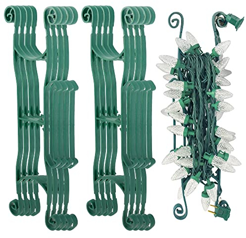Dazzle Bright 8 Pack Christmas Lights Storage Holder, Holiday Light Storage for All Purpose Light Cord Wind Up, Christmas String Lights Organizer Holder