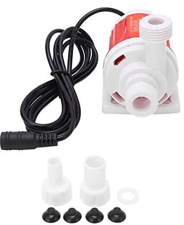 10W),DC 12V Tauch pumpe (1000L/h, ultra leise Wasserpumpe, Hochstrom pumpen Frequenz umwandlung schwanzlose Pumpe Amphibien pumpe für Heim teich becken Fischbecken Brunnen