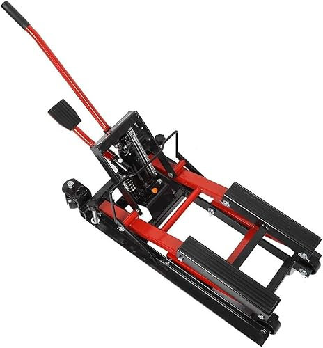 HACSYP wagenheber hydraulisch Bodenheber, 1500lbs Motorradständer, Verstellbarer Hebeständer, Werkstattwerkzeug, Fahrzeugwartungswerkzeug