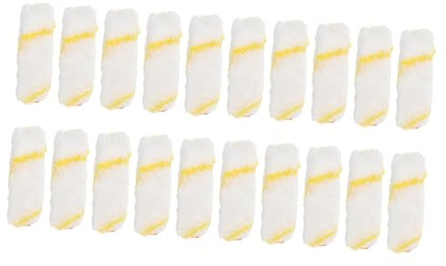 UPKOCH 20stücke Farbrollerhülle Mini-rollenabdeckung Polyester-pinselhülse Flachpinsel Werkzeugaufbewahrung Schnelle Farbe Aufnahme Einfache Installation Für Kleine Flächen Und