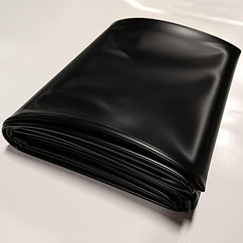 Schwarze Gummi-Teichfolie, 8 x 8 m, reißfest, wasserdicht, vorgeschnitten, für Teiche, langlebig, 2 x 4 m, 2 x 6 m, 3 x 4 m, 4 x 8 m, 5 x 5 m, 5 x 8 m, 6 x 8 m