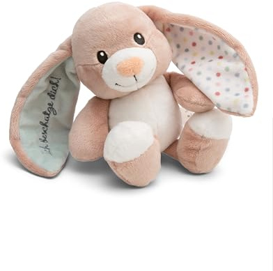 NICI Kuscheltier Hase Fjella Ich beschütze Dich 25cm - rosa - Stofftier aus weichem Plüsch, niedliches Plüschtier zum Kuscheln und Spielen, für Kinder & Erwachsene, tolle Geschenkidee | 61881