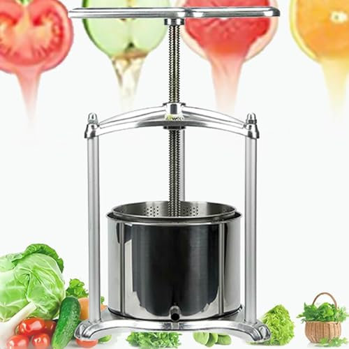 Fruit Wine Press Hydraulic Juice Making Manual Juice Maker Grape Berry Vegetables Crusher Olive Oil Cider Wine Making Press Machine