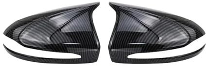 Rückspiegel Abdeckung Für C E Für GLC Für GLA Für GLB-Klasse W205 W213 X253 Auto-Seitenrückspiegelabdeckung Spiegelkappe Ersatzteil(Carbon Pattern)