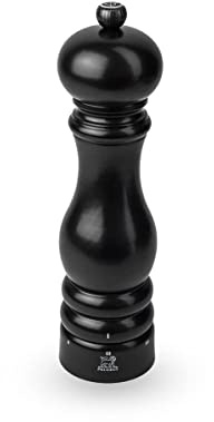 PEUGEOT - Salzmühle Paris u‘Select 22 cm - 6 voreingestellte Mahlgrade - Innovatives Zirlion-Mahlwerk für pulverfeines Salz - Aus PEFC-zertifiziertem Holz - Französisches Know-how - Satin-Schwarz