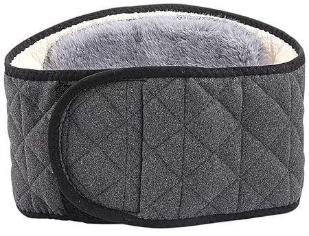 SJTJSPX Nierenwärmer Rückenwärmer mit Klettverschluss, Damen Herren Taillenwärmer, Winter Wärmegürtel Leibwärmer Elastisch Bequeme Bauchschutz Flauschige Nierenschutzgürtel für Ältere Menschen