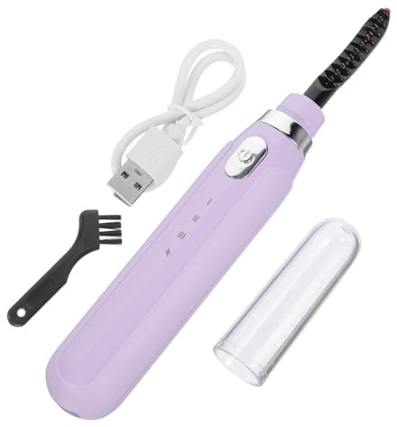 minkissy Elektrischer Wimpernformer Stufiger Temperaturregelung Tragbares Wimpernwickler Tool für Langanhaltende Locken für Wimperntypen