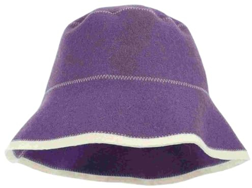 XIEHYA Sombrero De Sauna Gorro de Sauna for Hombre y Mujer, Gorros de baño for el hogar, Accesorios, Ducha de baño, 2 uds.(Purple)