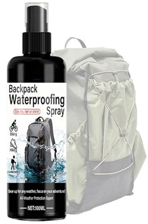 Spray imperméabilisant – Tissu extérieur 100 ml Vêtements | Agent d'entretien pour la randonnée, le camping, les temps pluvieux, l'équipement de plein air, les vestes, les chaussures ou la protection