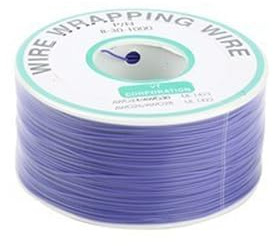 Cable de envoltura de alambre de 30 AWG, 250 metros, resistente a la temperatura, flexible, aislado, fácil de usar, para soldadura de PCB, alambre electrónico