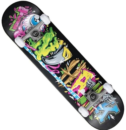 Skateboard completo Tony Hawk skateboard entry level PROFESSIONALE Serie Principiante plus Originale (Ransom, 8.0)