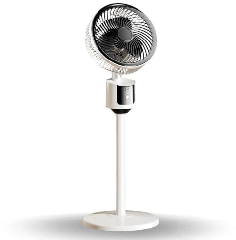 XEUXKER Ventilatore a Piantana, Ventilatore Silenzioso per Camera da Letto, Ventilatore a Piantana Oscillante, 3 Velocità, Oscillante, Risparmio Energetico, per Camera da Letto, Soggiorno, Ufficio