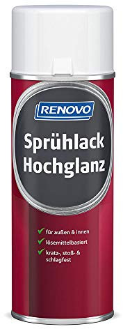 Sprühlack RAL 0100 Farblos 400 ml Hochglänzend Renovo