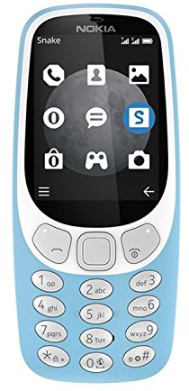 Nokia 3310 3G 2,4 Azure 3310, Bar, 6.1 cm (2.4), 2, A00028685 (3310, Bar, 6.1 cm (2.4), 2 MP, Bluetooth, 1200 mAh, Blue)