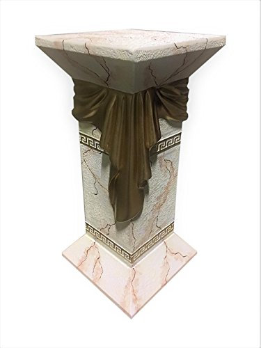 Antikes Wohndesign Blumensäule Blumenständer Barock Säule Standsäule Höhe: 65cm