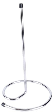 Dekanterständer aus rostfreiem Stahl, stabiler ringförmiger Wein Dekanter-Trocknerständer mit Silikonmatte zum Schutz vor Kratzern, Edelstahl Weinaccessoire für Haushalt, Restaurant, Weinkeller