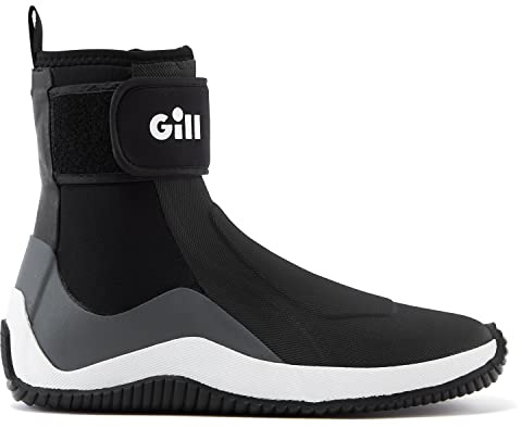 Gill Junior Edge 4mm Neoprene Boots for All Water Sports, Dinghy Sailing, Paddle Sports, Paddleboarding and Surfing Black