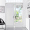 Meider Door Curtains for Door Window, French Door Curtains for Privacy, Easy Installed Tricia Door Panels,Front Door Sidelight Curtain Tie up Shade, Curtain 1 Panel (White, 25 x 70(Inch)) (WD_25)