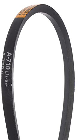 sourcing map A-740 V-Riemen Antrieb Gürtel 740mm Innen 13mm Breite 8mm Dicke Umfang Gummi für Kraftübertragung Stromübertragung