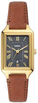Fossil Raquel Watch for Women, Quartz movement with Stainless steel or leather Strap