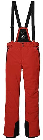 killtec Herren Skihose/Funktionshose mit abnehmbaren Trägern, Kantenschutz und Schneefang KSW 106 MN SKI PNTS, dunkelorange, 3XL, 39729-000