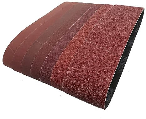 10 Pz/Set 610 * 100mm Nastri Abrasivi 40-1000 Grana Legno Morbido Metallo Lucidatura Carta Vetrata Nastri Abrasivi Per Levigatrice A Nastro Utensile Abrasivo, Grana 180, 610 * 100mm