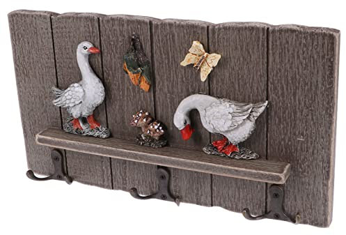 Amosfun Rustikaler Haken Im Gänse-design Für Aufbewahrung Von Schlüsseln Handtüchern Und Küche Bad Oder Langlebig Und Dekorativ