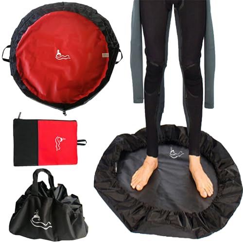 SUQ Cambiador de Traje, Cambiador de Surf, Bolsa de Playa Portátil, Resistente al Agua, con Bolsa de Almacenaje, Correa de Asa y Cordón para Surfistas, Kayakistas, Deportes Acuáticos