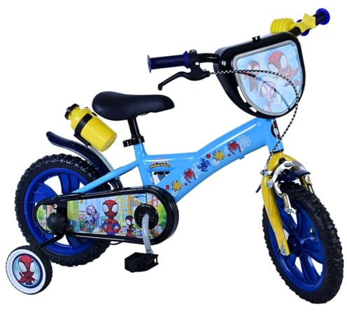 albri 12 Pulgadas, Bicicleta Spidey Niño, Multicolor