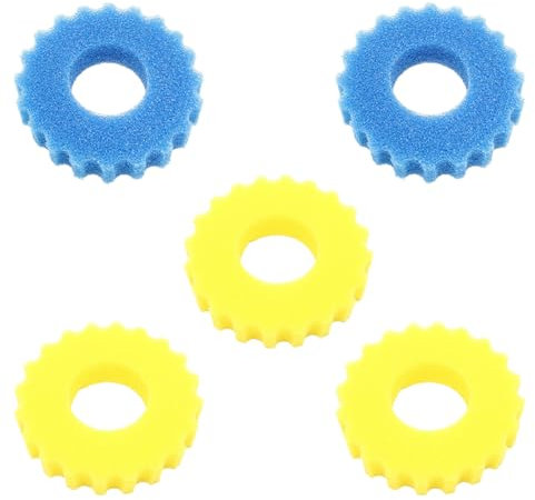 DeWangTradeDD 5 esponjas de filtro de estanque CPF/CPA-10000 compatibles con filtro de estanque SunSun, esponja de filtro de alta eficiencia, esponja bioquímica, fácil de reemplazar, filtro de